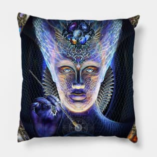 The Creator of Divine Worlds Pillow