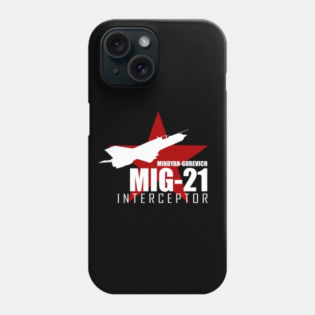 Mig-21 Phone Case by TCP