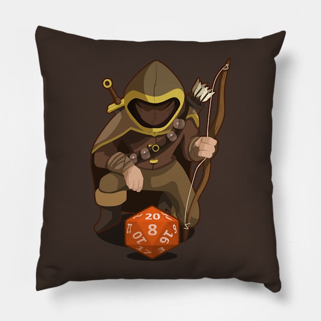 D20's- Rogue Pillow by Odedil87