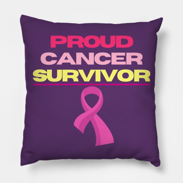 Cancer survivor Pillow by Tecnofa