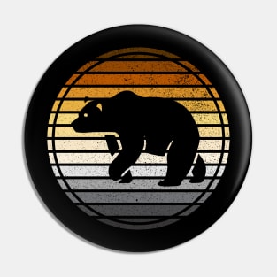 Gay Bear Pride Horizon Silhouette Pin