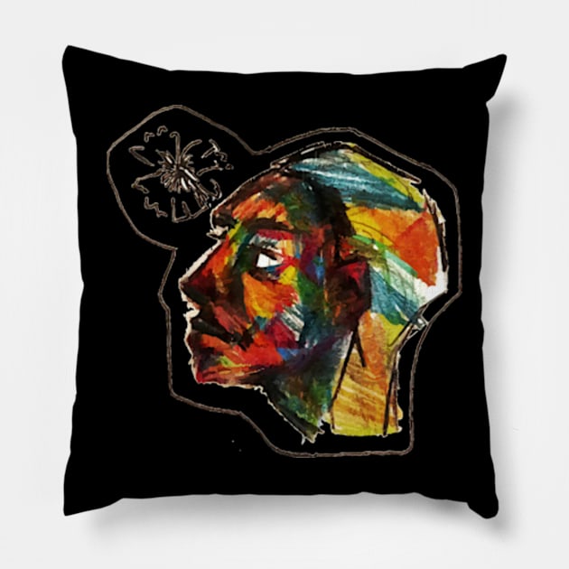 Outline Pillow by danlintonpro