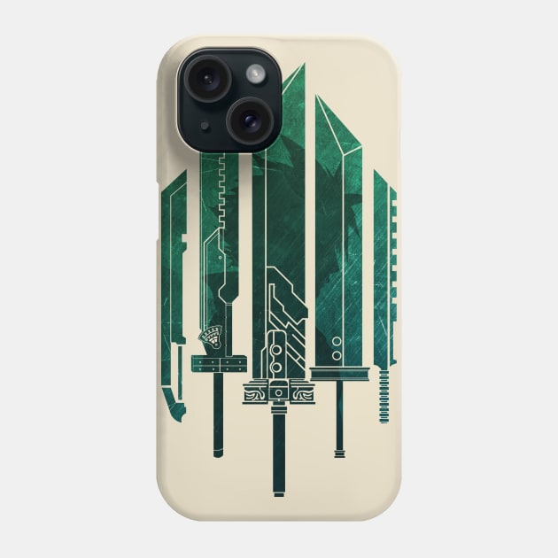 Buster Swords Phone Case by plonkbeast