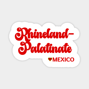 Rhineland-Palatinate: I love Germany  Deutschland Magnet