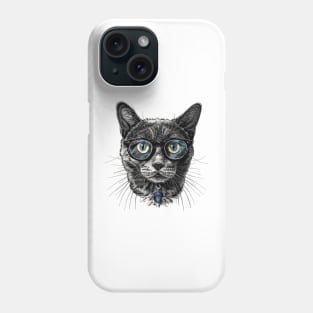 Intellectual Purr-suit Phone Case