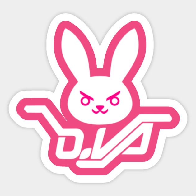 D. Va v1 - Overwatch - Sticker | TeePublic