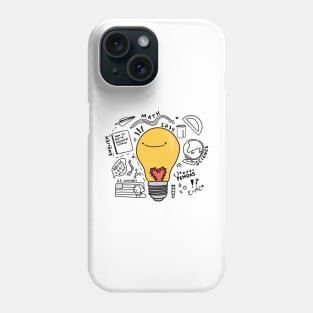 Cute Teacher Lightbulb Phone Case