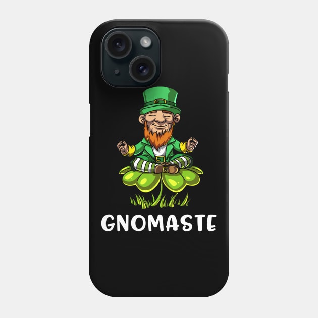 Leprechaun St Patricks Yoga Phone Case by underheaven