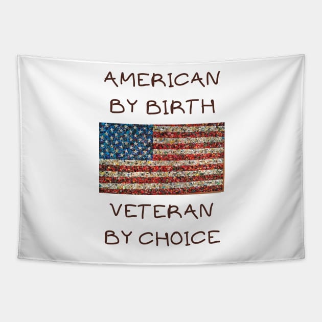 American by birth veteran by choice Tapestry by IOANNISSKEVAS