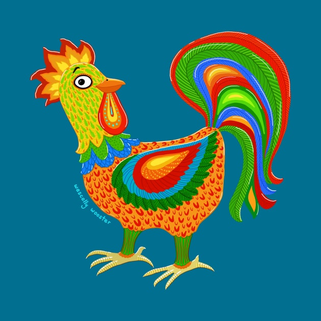 Rascally Rooster, Wascally Wooster by SoozieWray