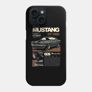 Retro Mustang 1969 GT Phone Case