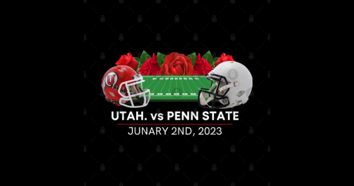 Penn State vs Utah Utes Football 2023 Rose Bowl Penn State Vs Utah