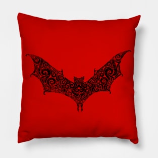 Swirly Bat Pillow