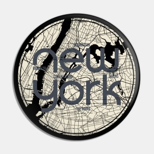 New york New york city Nyc with textured lettering city map- brooklyn,staten island,manhattan,queens,bronx Pin