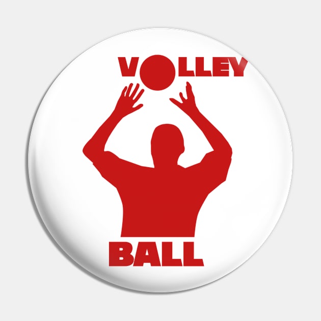 VOLLEYBALL SETTER COOL VOLLEYBALL PLAYER shirt GIFT FOR SON / FRIEND red Pin by TareQ-DESIGN