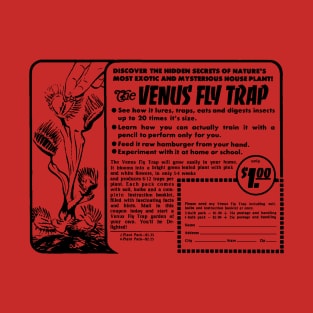 Venus Flytrap (with black print) T-Shirt