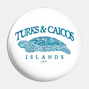 Turks & Caicos Islands Sea Turtle Pin