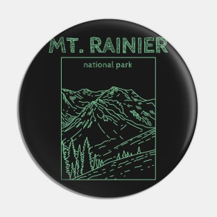 Mt Rainier National Park Pin