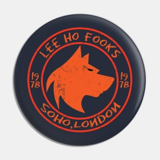 Lee Ho Fooks - Soho London - 1978 - Warren Zevon - Werewolves of London - Block Print Pin