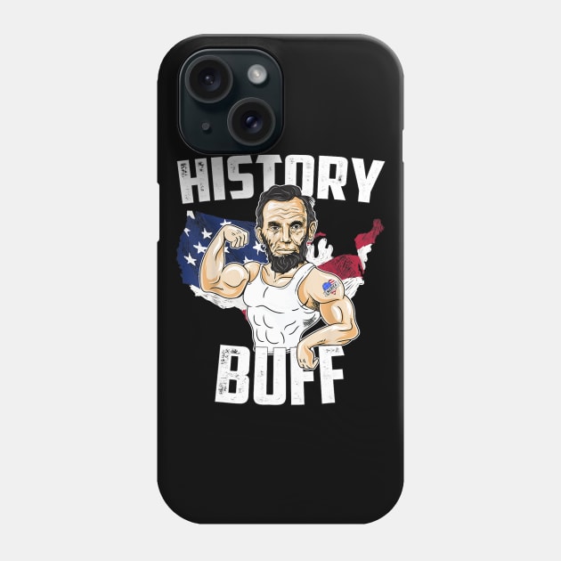 4th of July History Buff President Abraham Lincoln Patriotic Phone Case by Haley Tokey