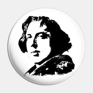 Oscar Wilde Portrait Pin