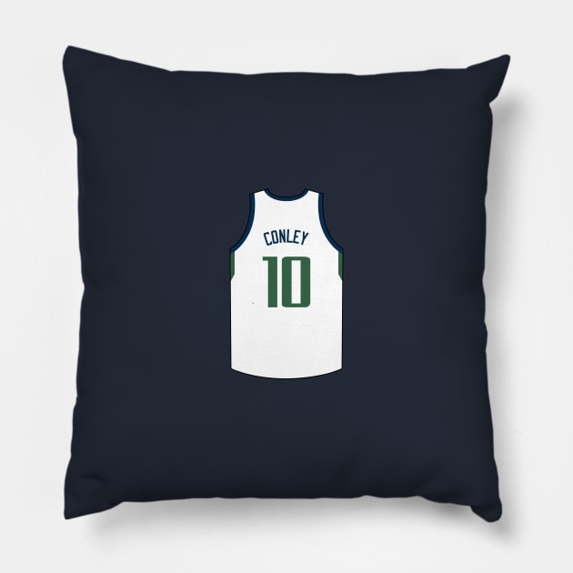 Mike Conley Utah Jersey Qiangy Pillow by qiangdade