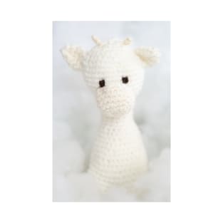 Cute giraffe photo of crochet toy T-Shirt