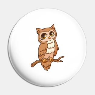 Kawaii Owl Pin