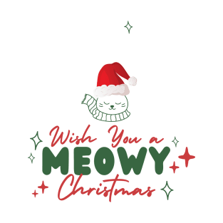 wish you a meowy christmas T-Shirt