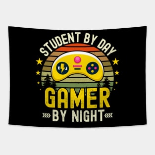 student Lover by Day Gamer By Night For Gamers Tapestry