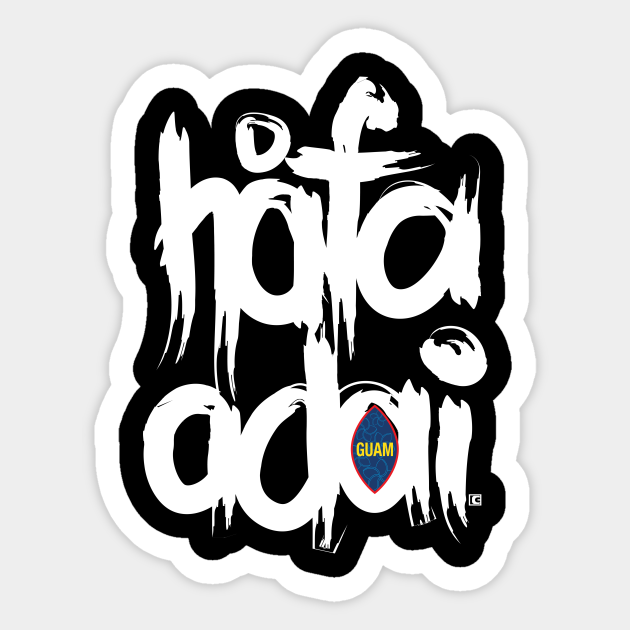 Hafa Adai Guam Sticker Teepublic