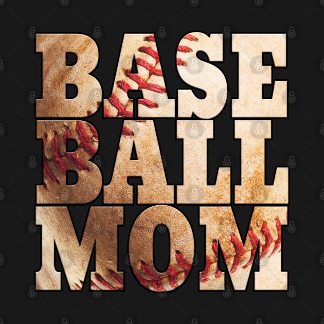 Baseball Mom baseball laces design by TeeCreations