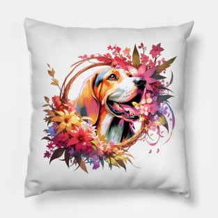 American English Coonhound Mothers Day Dog Mom Unique Gift Pillow