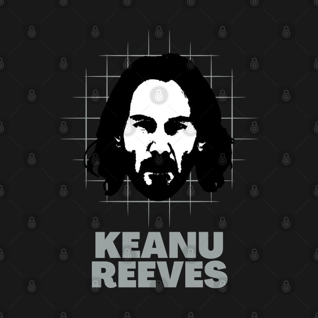 Keanu reeves -> 80s retro by LadyLily