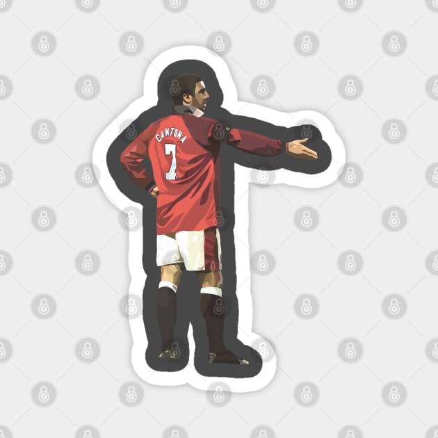 Eric Cantona Magnet by Webbed Toe Design's