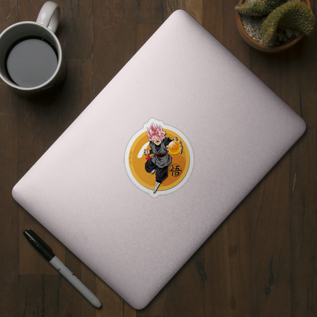 Goku Black Sticker for Sale by jixelpatterns