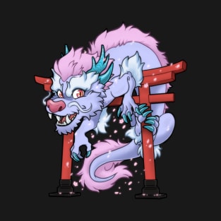 Torii gate dragon T-Shirt