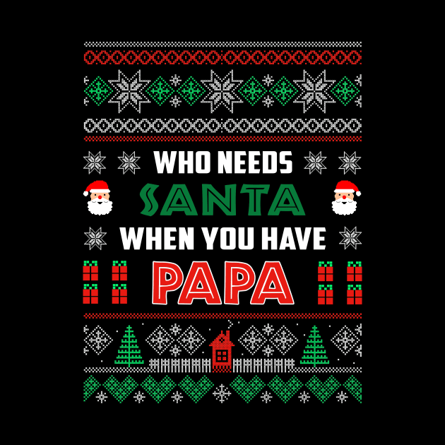 Who Needs Santa When You Have Papa Christmas by wheeleripjm