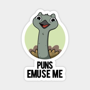 Puns Emuse Me Funny Emu Pun Magnet