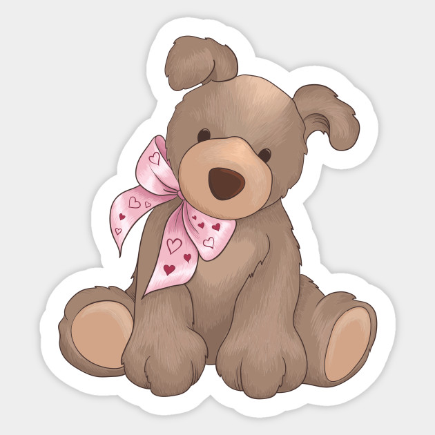 Cute Dog Cuddly Toy Children Motive Childrens Illustration Dog