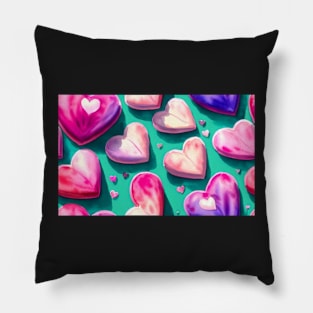 Seamless Valentine's Day Patterns V Pillow