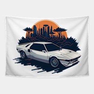 Lotus Esprit Vintage Car Art Tapestry