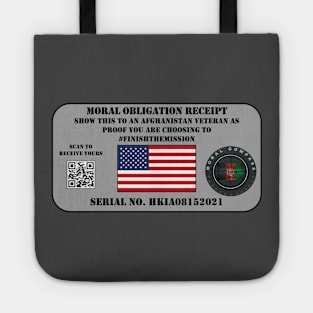 Moral Obligation Receipt Tote