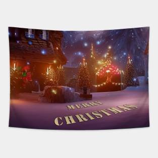 Christmas Night Tapestry