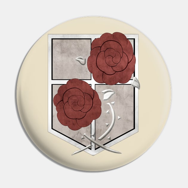 Attack On Titan: Garrison Logo Pin by Rebellion10