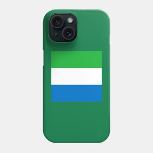 Sierra Leonean flag Phone Case