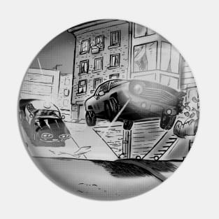 60s car chase movie, or something Pin