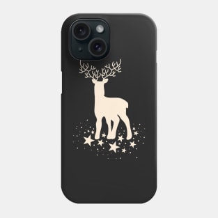 Retro Reindeer Starry Night Hygge Aesthetic Pattern Phone Case