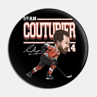 Sean Couturier Philadelphia Cartoon Pin