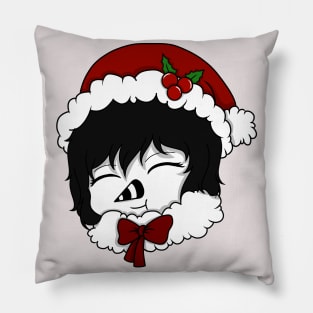 laughing jill christmas chibi Pillow